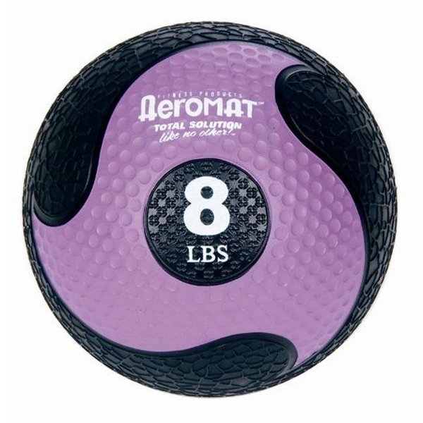 Agm Group AGM Group 35967 9 in. Deluxe Medicine Ball - Black-Purple 35967